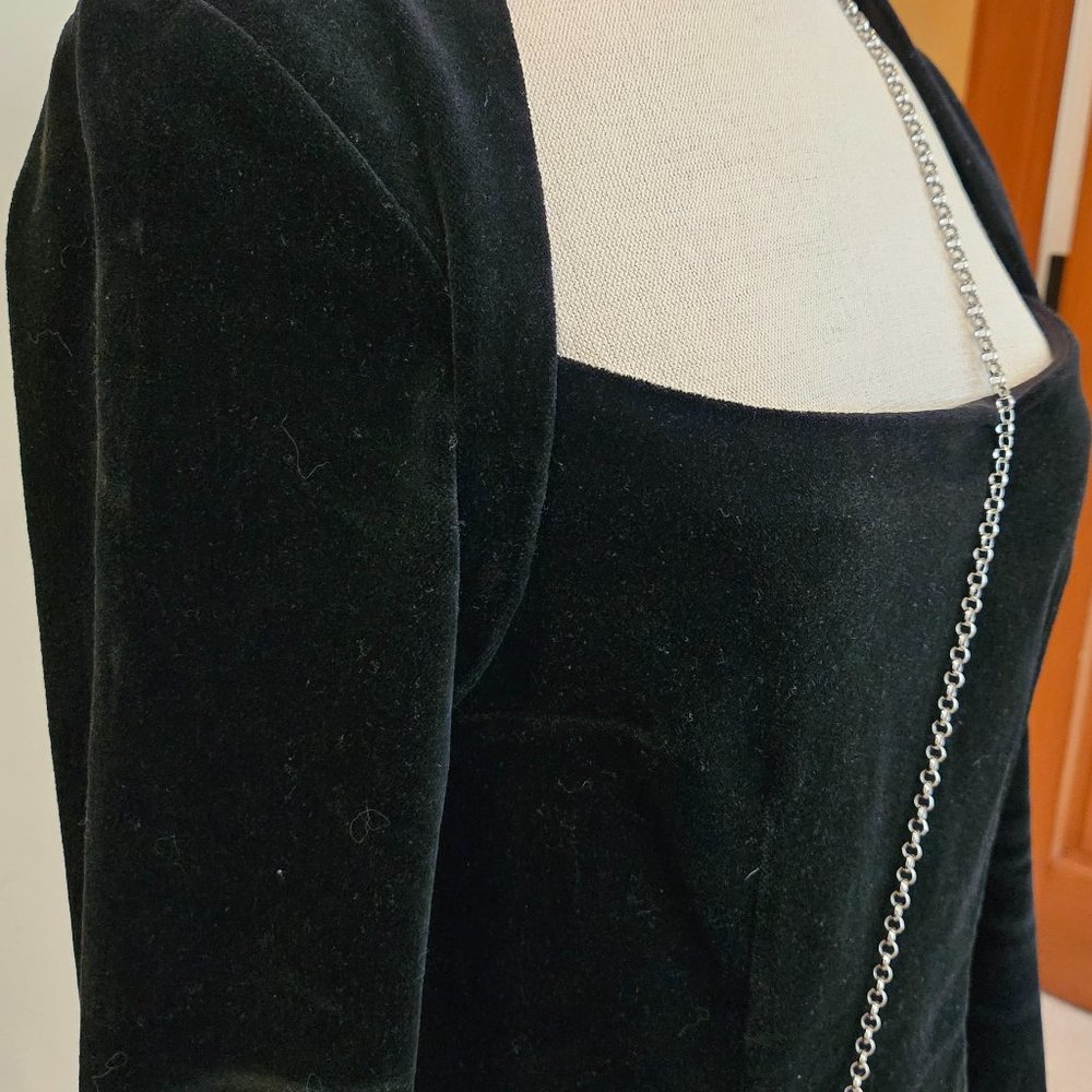 VELVET BLACK DRESS